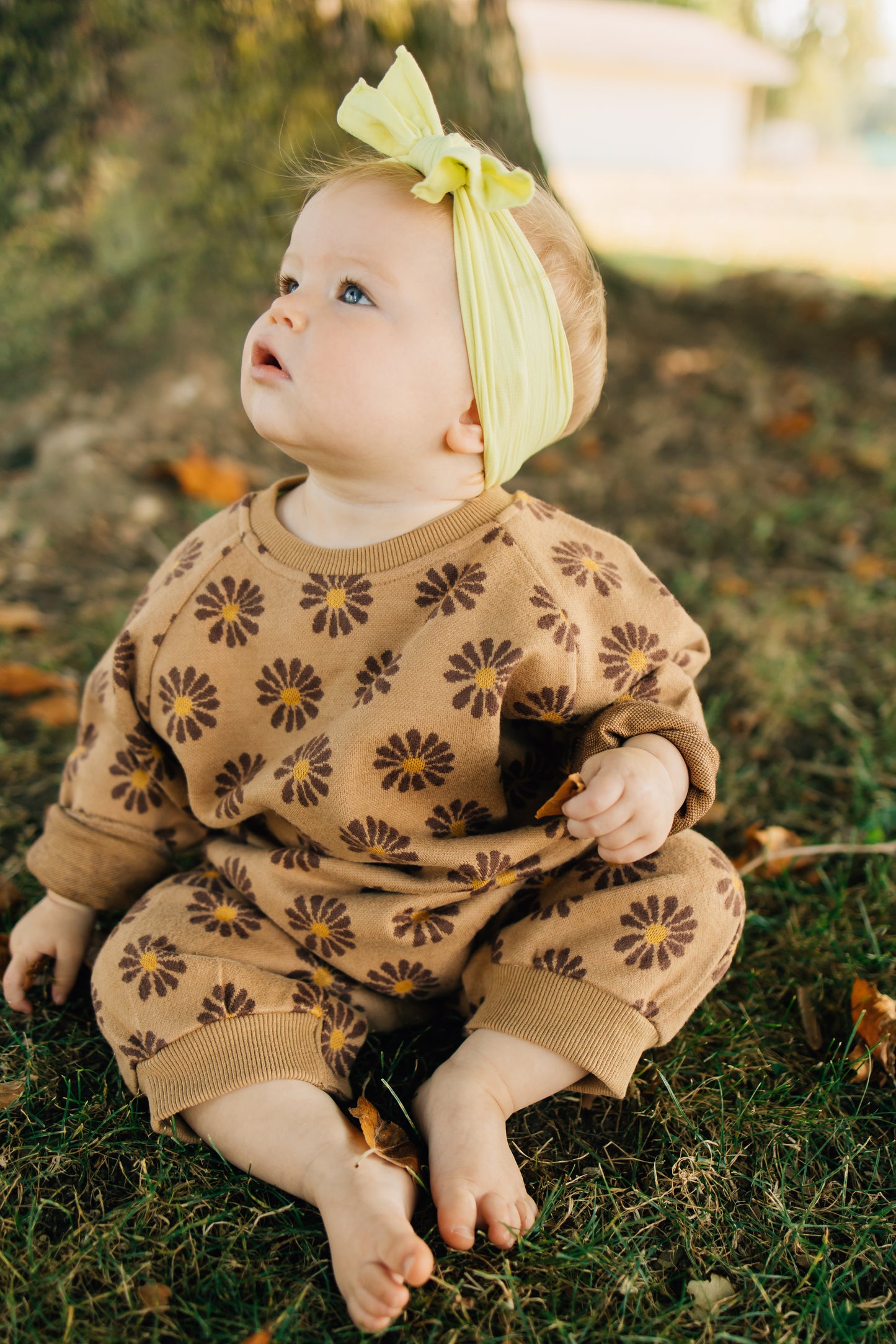 Sweater onesie- Tan
