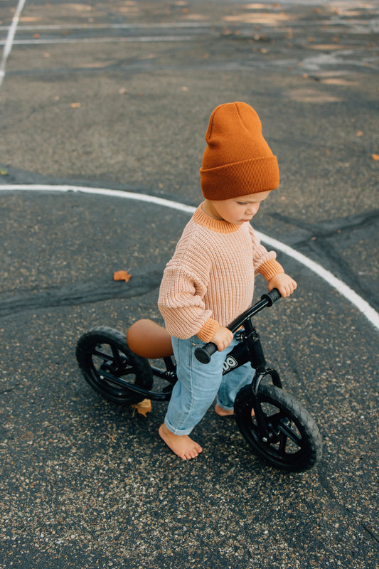 Chunky sweater- rust