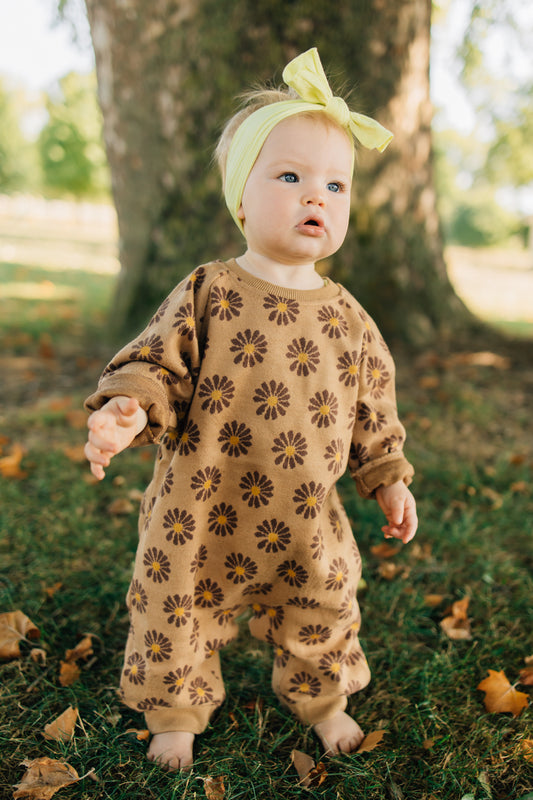 Sweater onesie- Tan